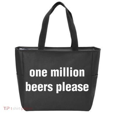One Million Beers Please Tote Bag