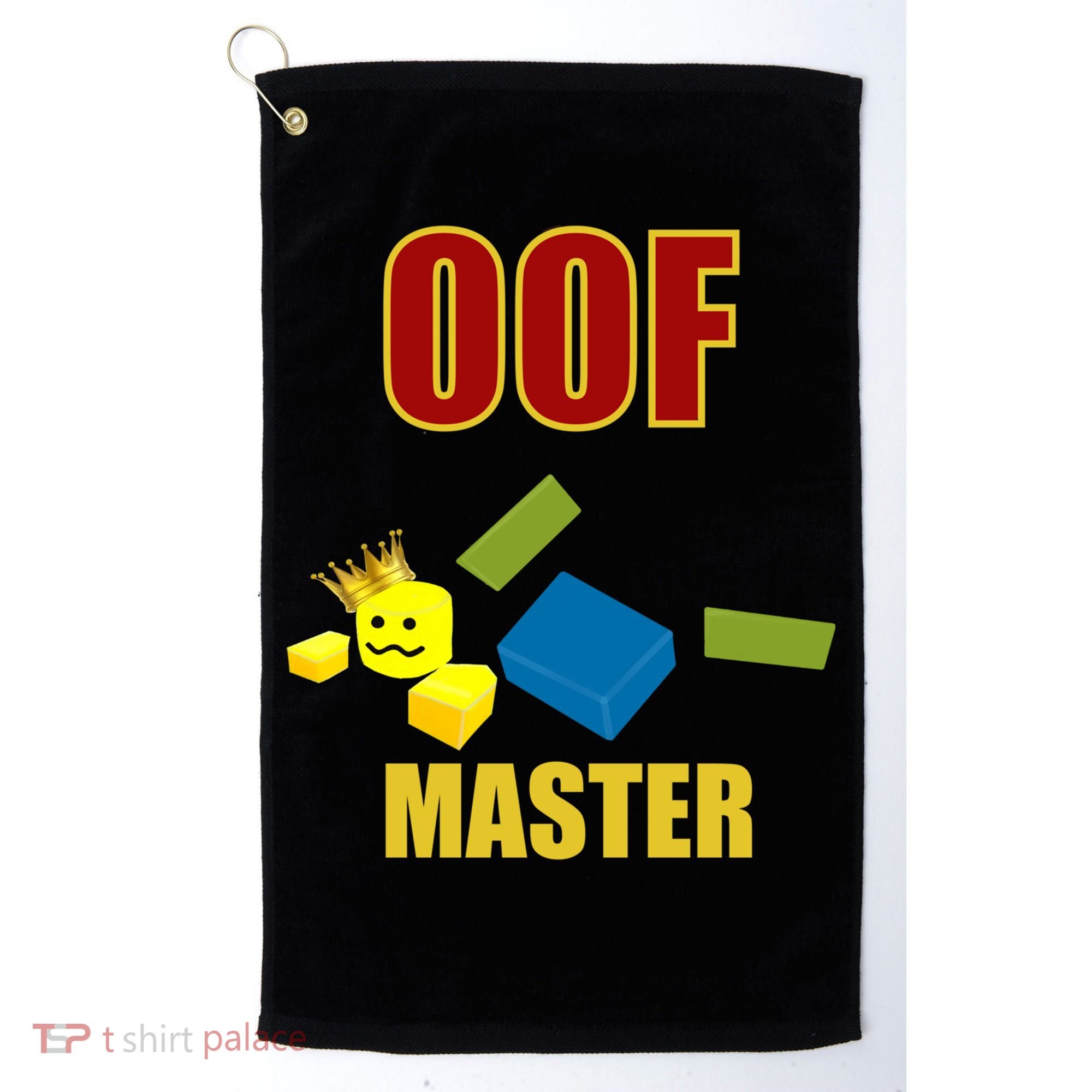 Oof Master Computer Video Game Funny Noob Gamer Great Gift Golf Towel