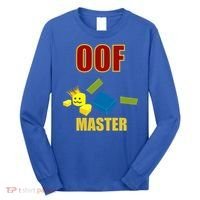 Oof Master Computer Video Game Funny Noob Gamer Great Gift Long Sleeve Shirt thumb 0