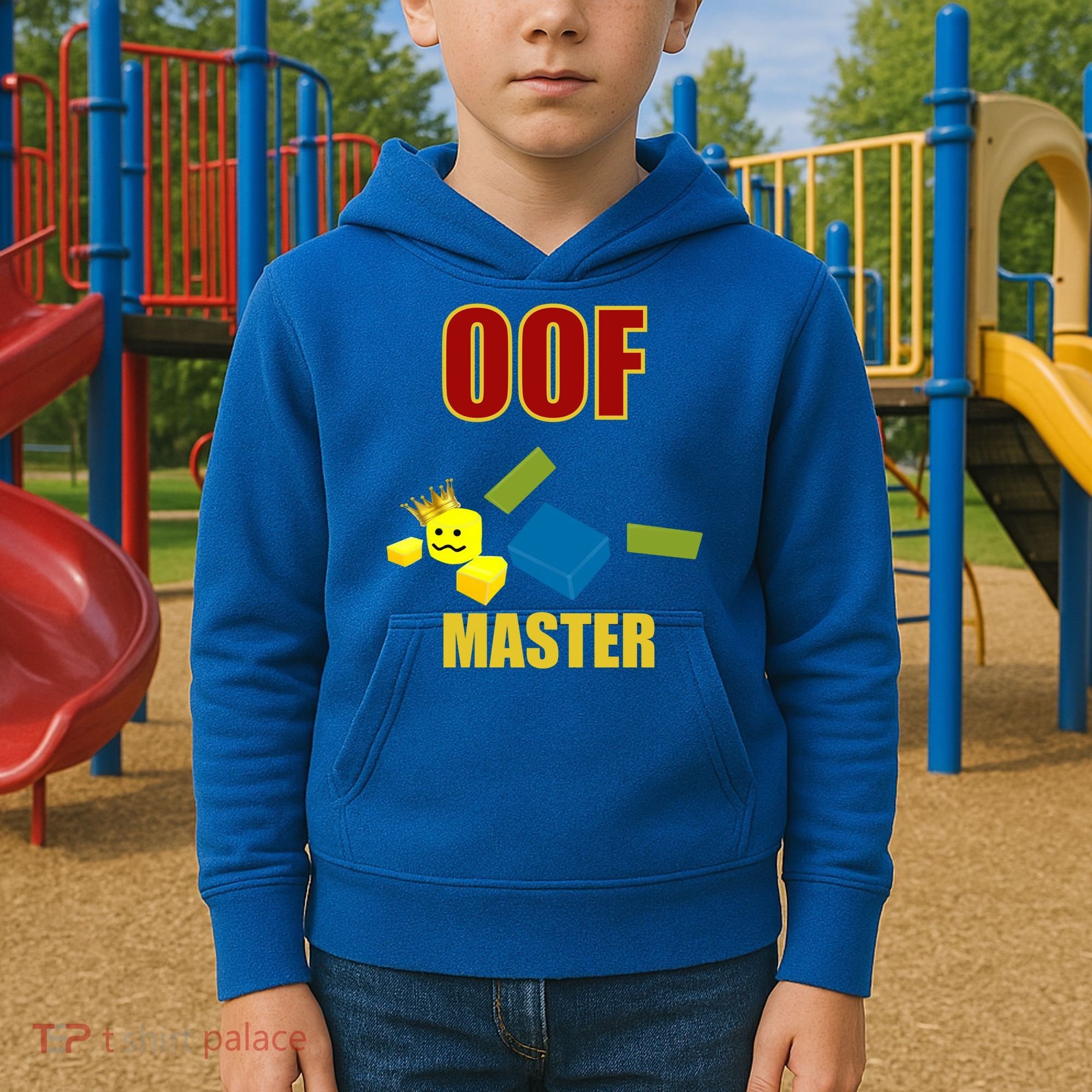 Oof Master Computer Video Game Funny Noob Gamer Great Gift Kids Hoodie