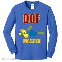 Oof Master Computer Video Game Funny Noob Gamer Great Gift Kids Long Sleeve Shirt thumb 0