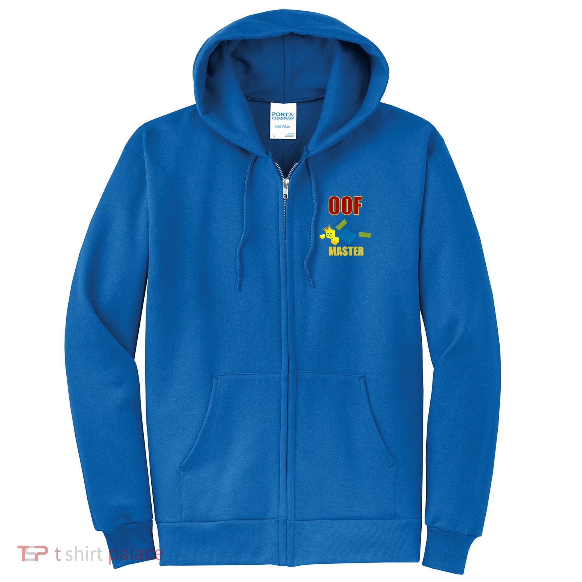 Oof Master Computer Video Game Funny Noob Gamer Great Gift Full Zip Hoodie