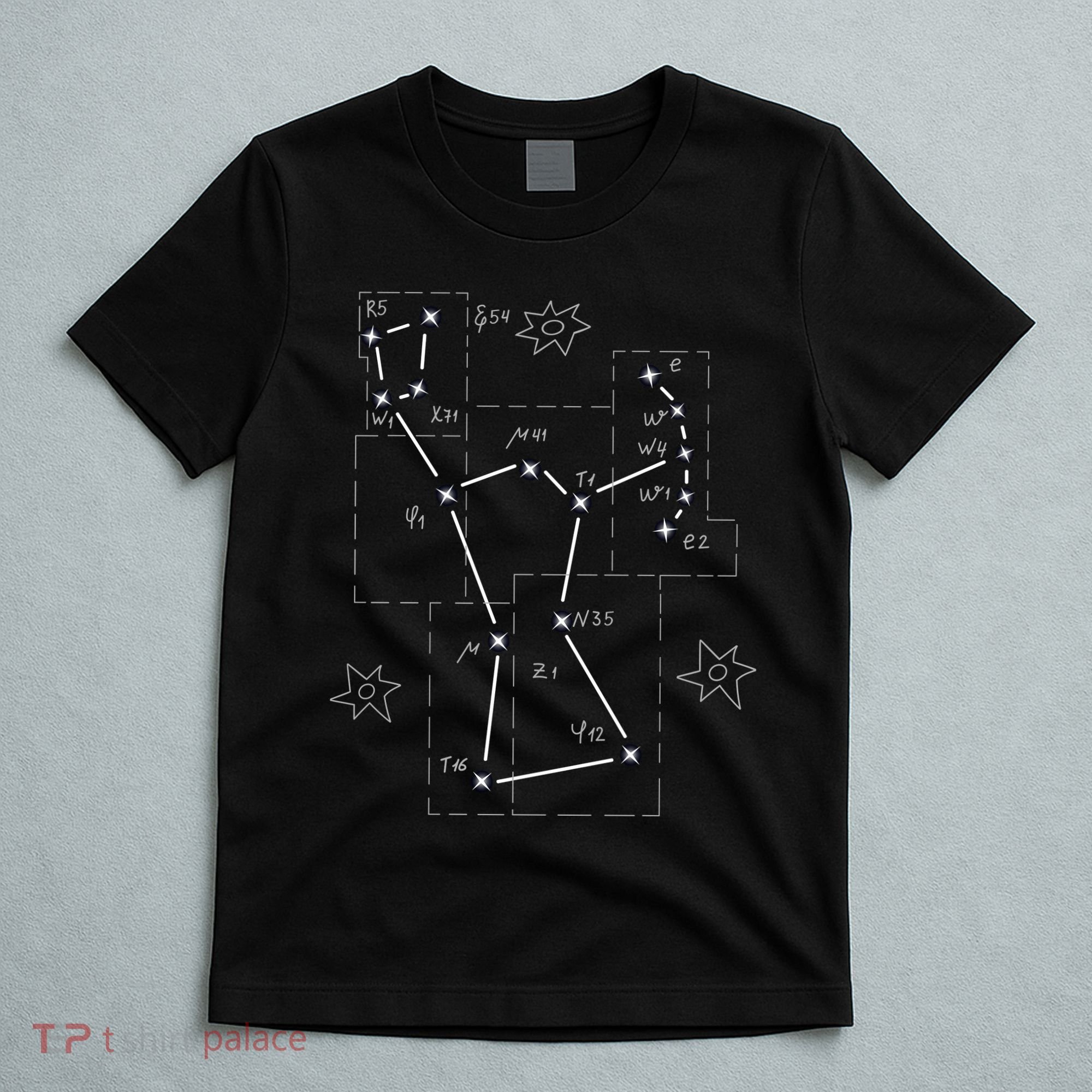 Orion Makeup Constellation Space Solar System Stars Astronomy T-Shirt