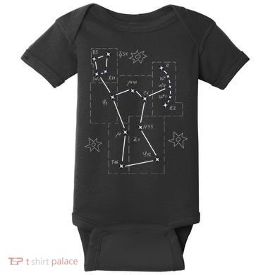 Orion Makeup Constellation Space Solar System Stars Astronomy Baby Bodysuit