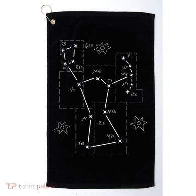 Orion Makeup Constellation Space Solar System Stars Astronomy Golf Towel