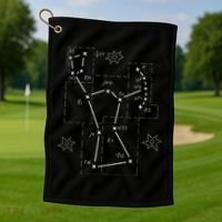 Orion Makeup Constellation Space Solar System Stars Astronomy Golf Towel thumb 1