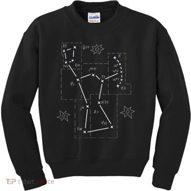 Orion Makeup Constellation Space Solar System Stars Astronomy Kids Sweatshirt