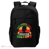 One Month Cant Hold Our History Black History Month Backpack thumb 0