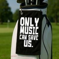 Only Music Can Save Us Golf Towel thumb 2