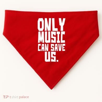 Only Music Can Save Us USA-Made Doggie Bandana