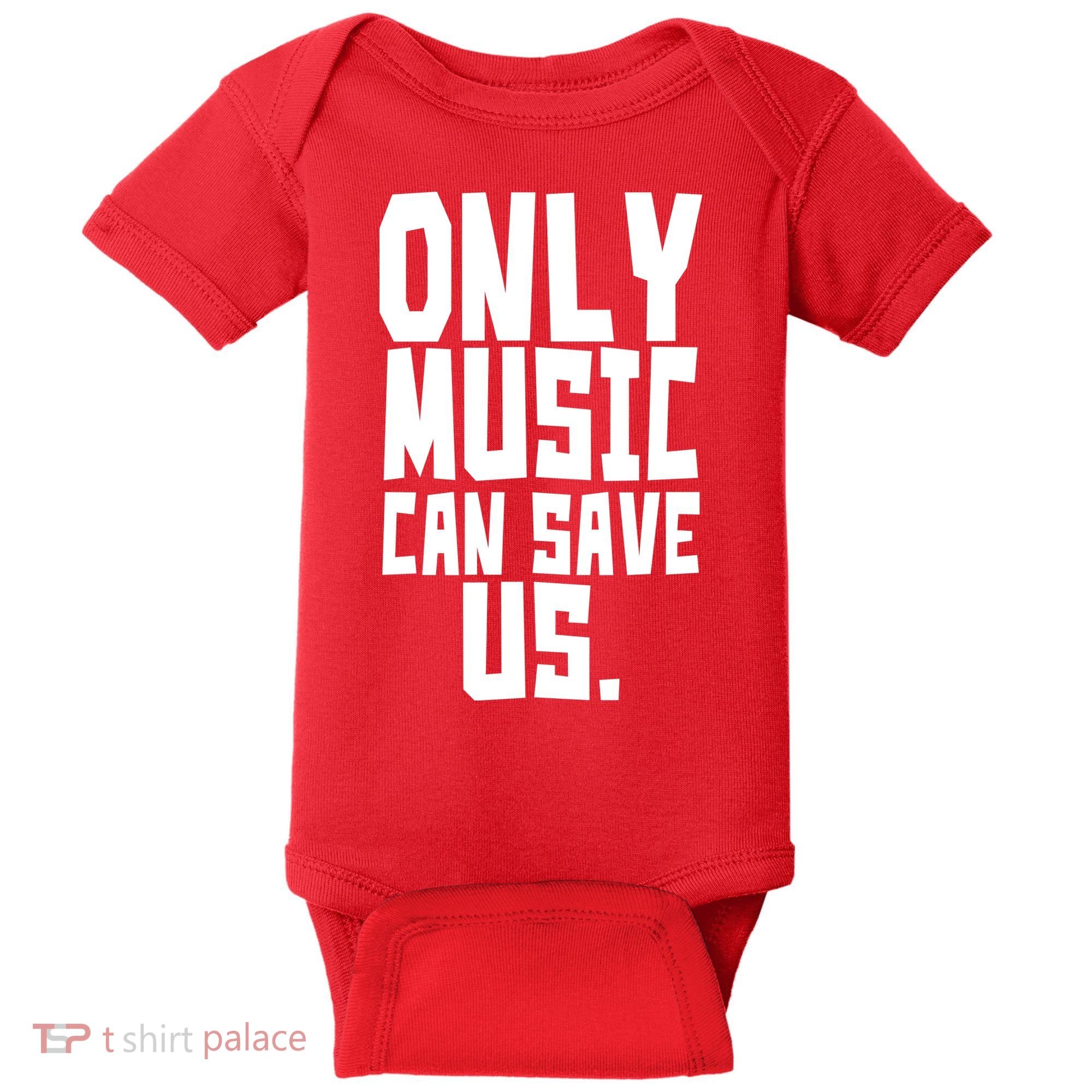 Only Music Can Save Us Baby Bodysuit