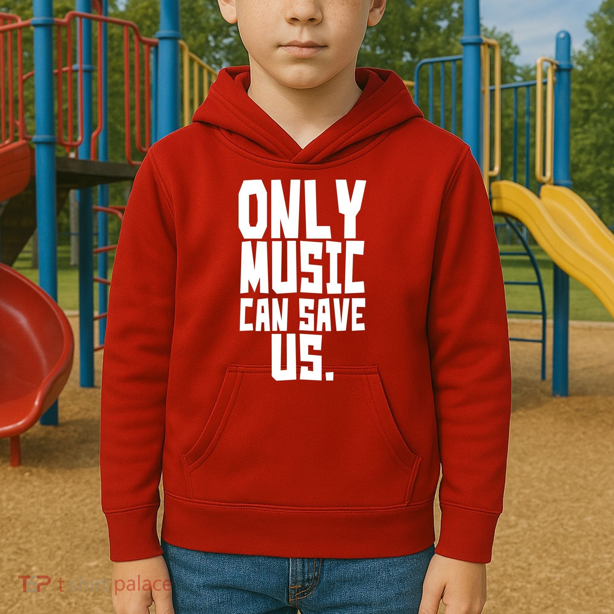 Only Music Can Save Us Kids Hoodie
