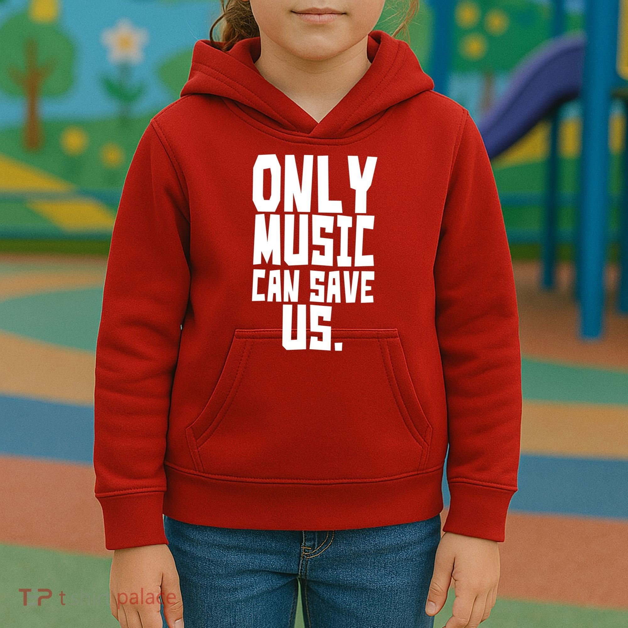 Only Music Can Save Us Kids Hoodie