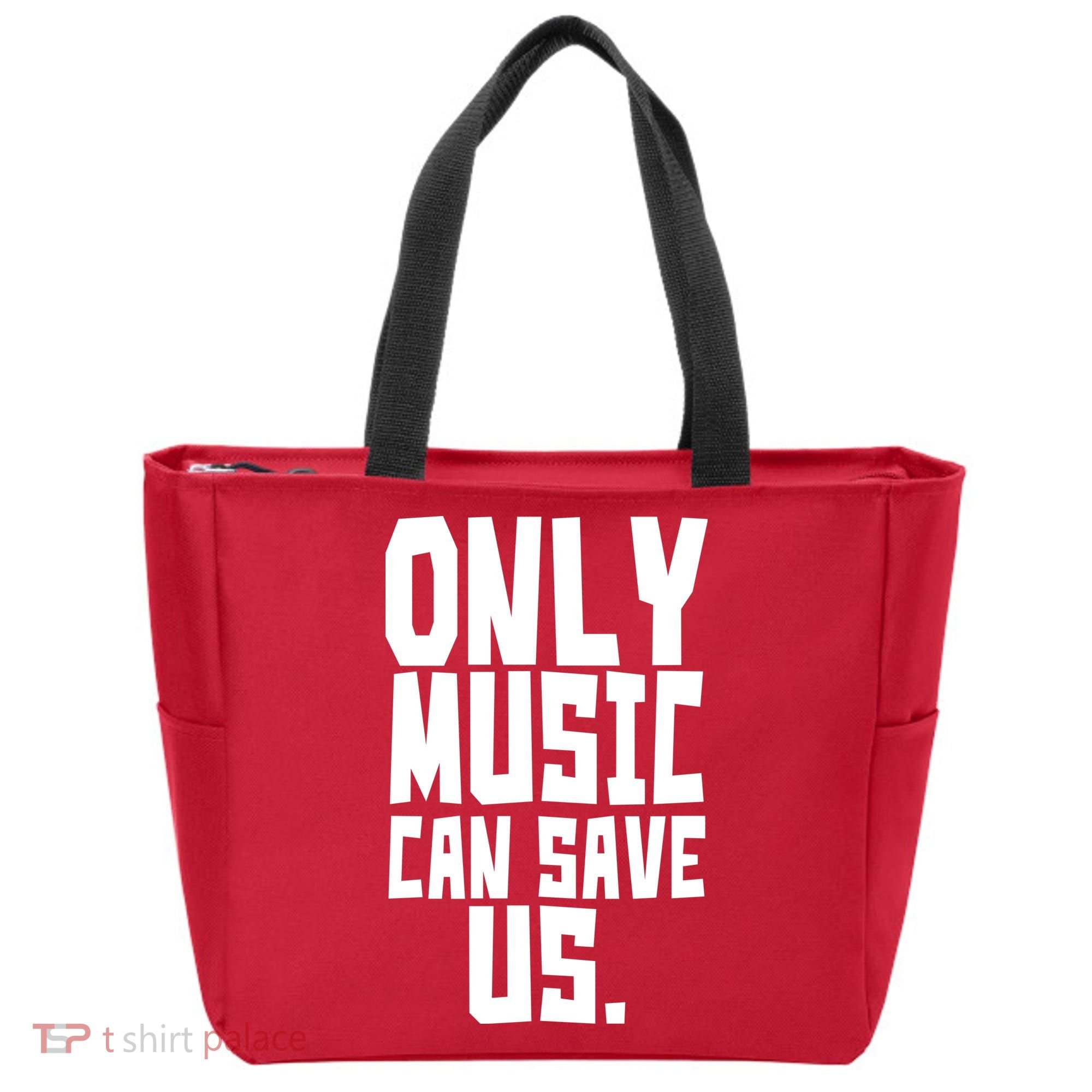 Only Music Can Save Us Tote Bag