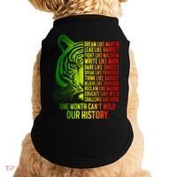 One Month Cant Hold Out History African American Pride Doggie Tank thumb 0