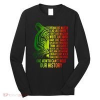 One Month Cant Hold Out History African American Pride Long Sleeve Shirt thumb 0