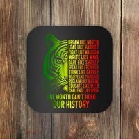 One Month Cant Hold Out History African American Pride Coaster thumb 0
