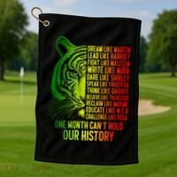One Month Cant Hold Out History African American Pride Golf Towel thumb 1