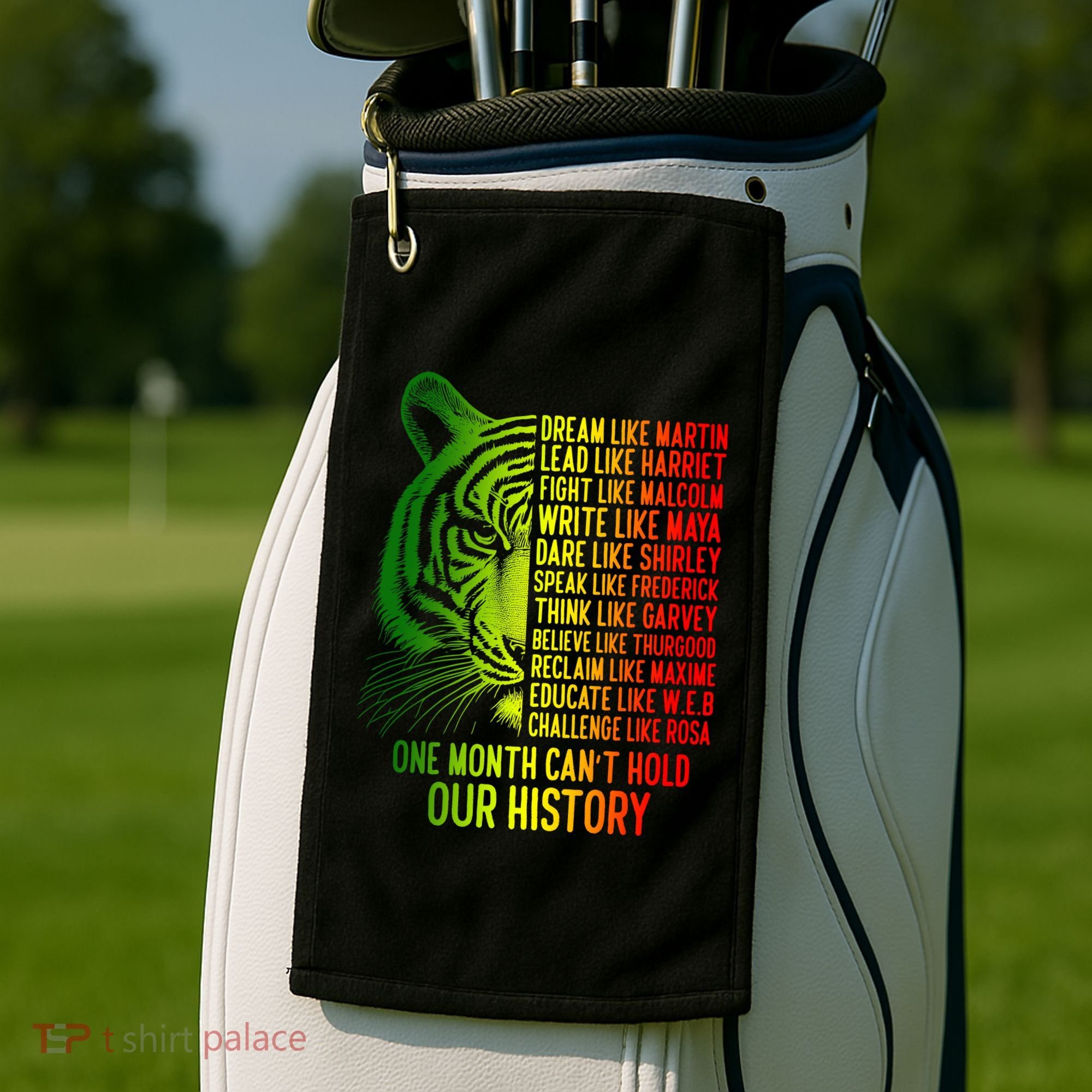 One Month Cant Hold Out History African American Pride Golf Towel