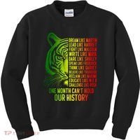 One Month Cant Hold Out History African American Pride Kids Sweatshirt thumb 0