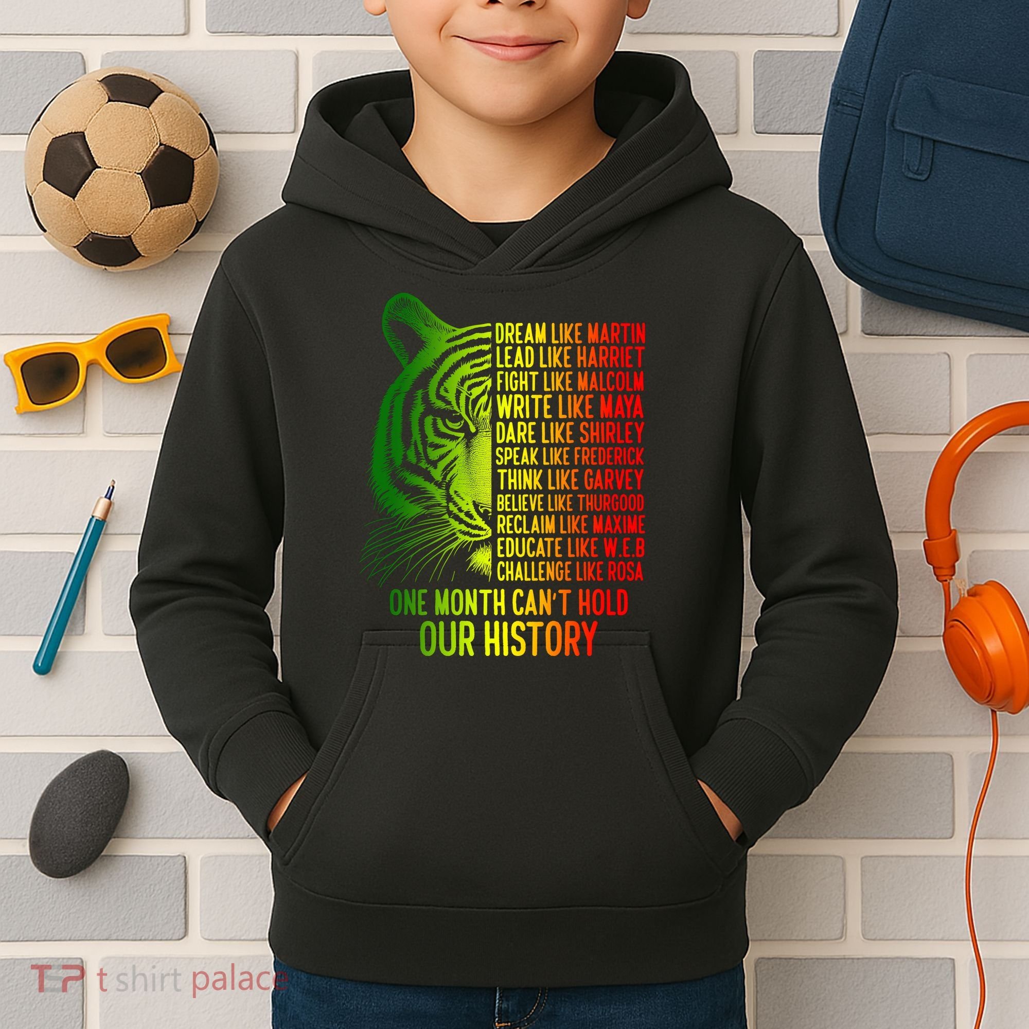 One Month Cant Hold Out History African American Pride Kids Hoodie