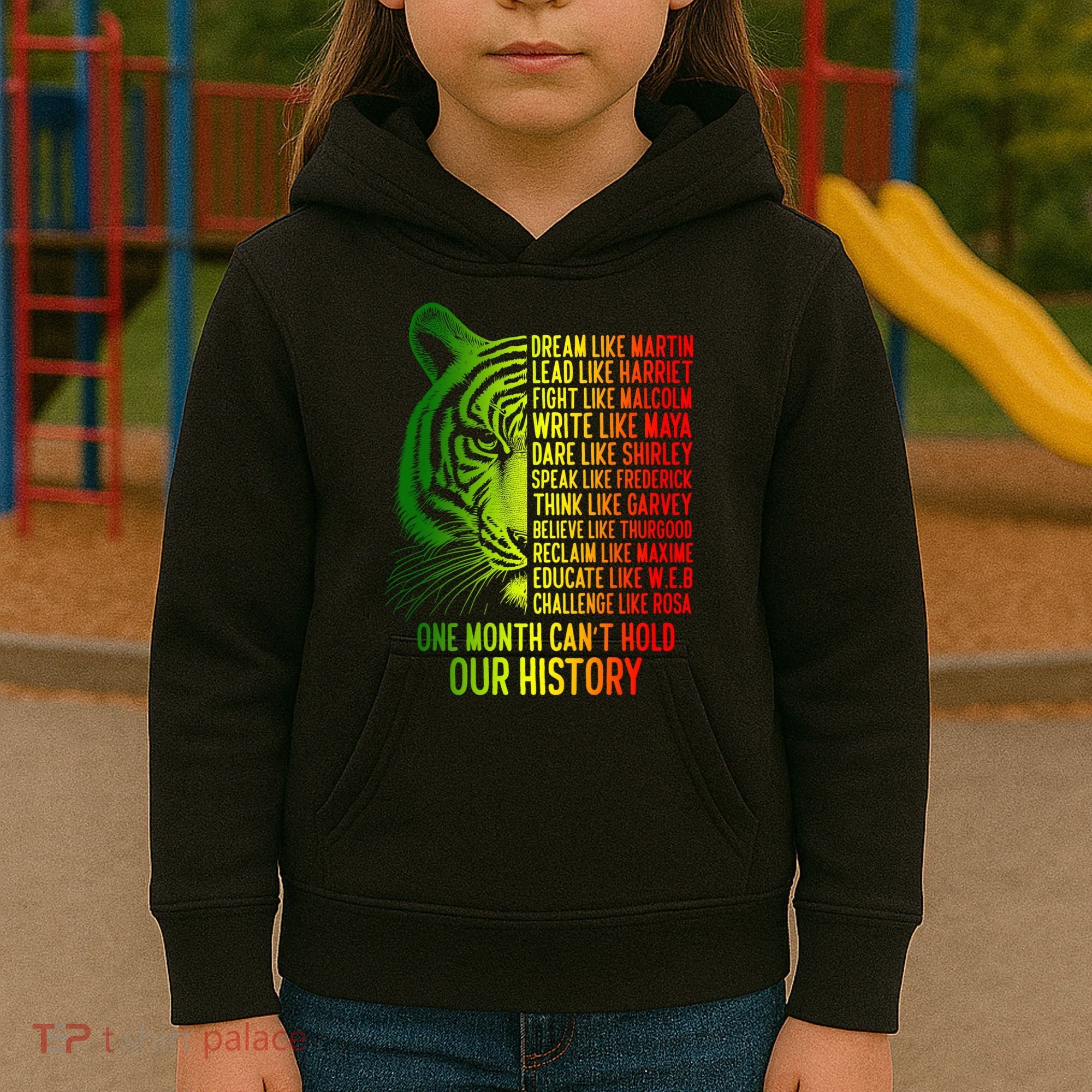 One Month Cant Hold Out History African American Pride Kids Hoodie