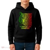 One Month Cant Hold Out History African American Pride Kids Hoodie thumb 4