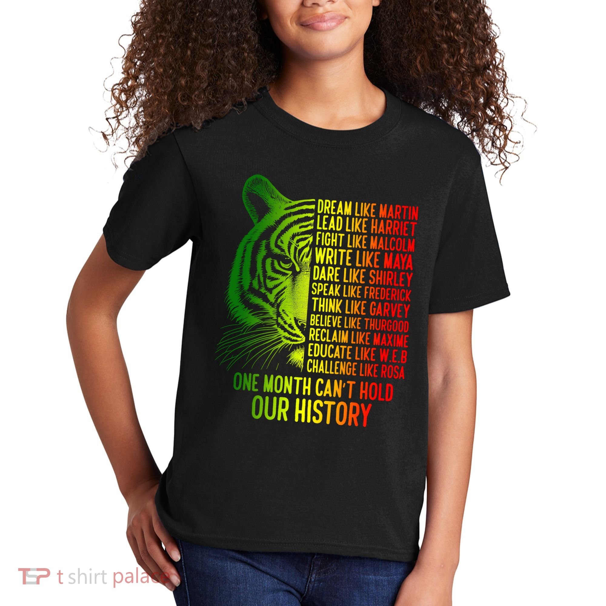 One Month Cant Hold Out History African American Pride Kids T-Shirt