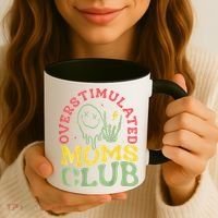 Overstimulated Moms Club Mother Day Coffee Mug thumb 3