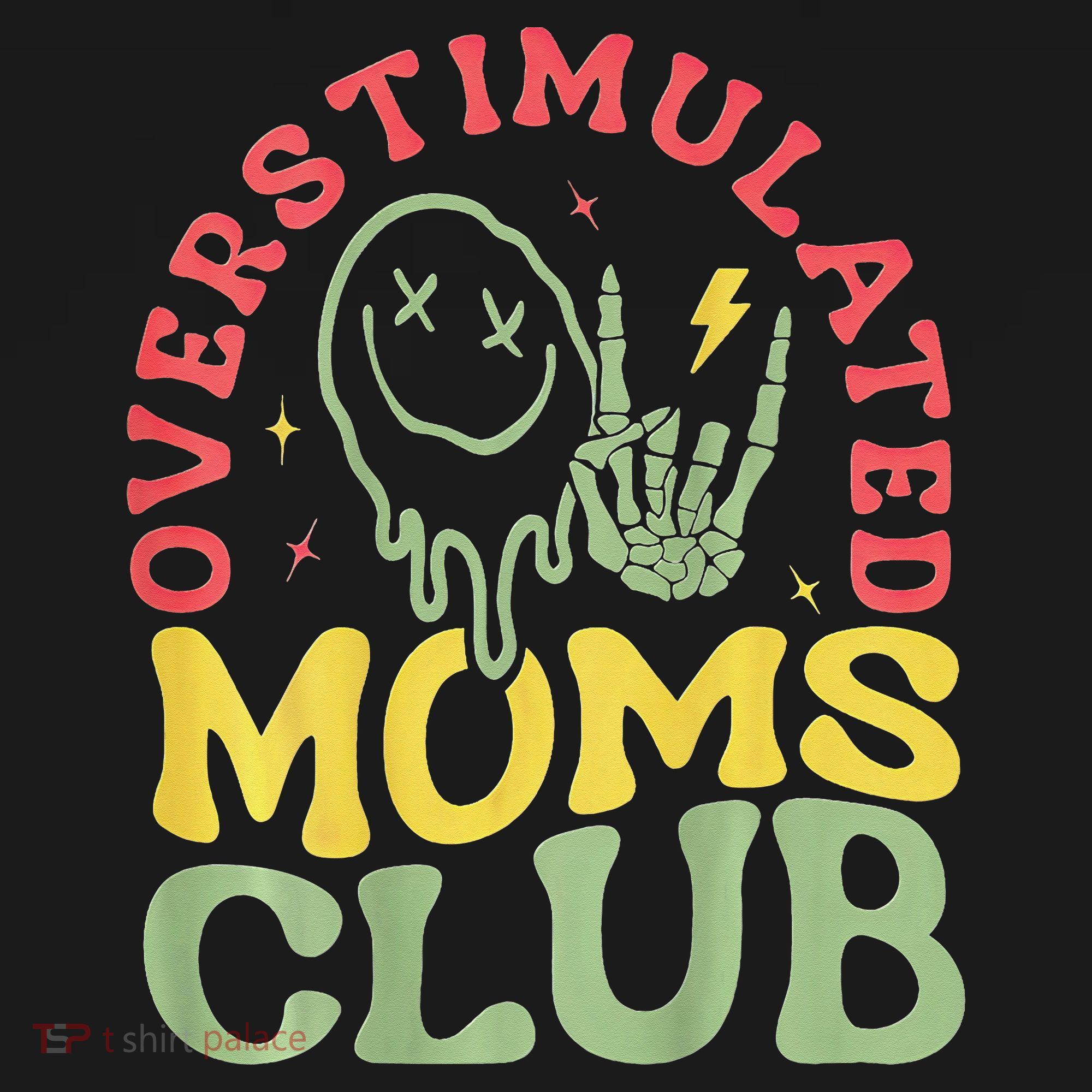 Overstimulated Moms Club Mother Day Women's Hoodie