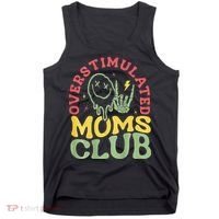 Overstimulated Moms Club Mother Day Tank Top thumb 0
