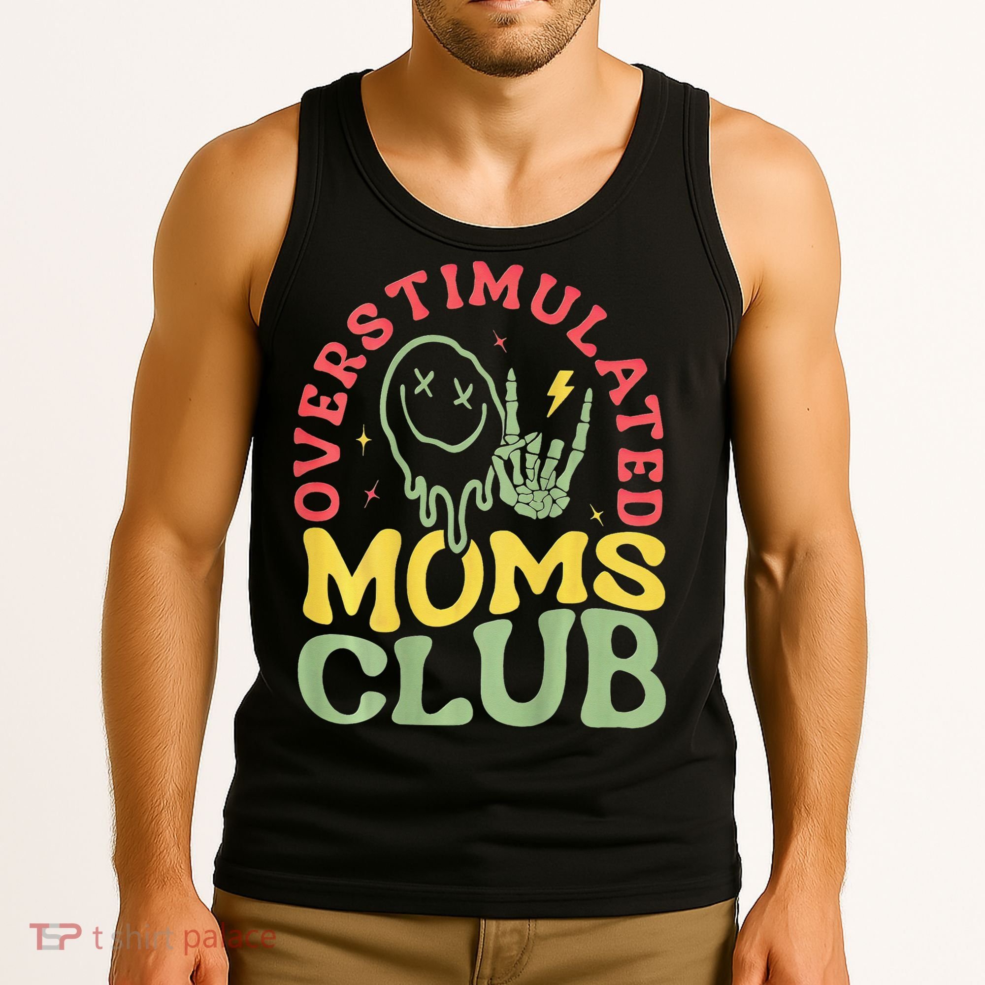 Overstimulated Moms Club Mother Day Tank Top
