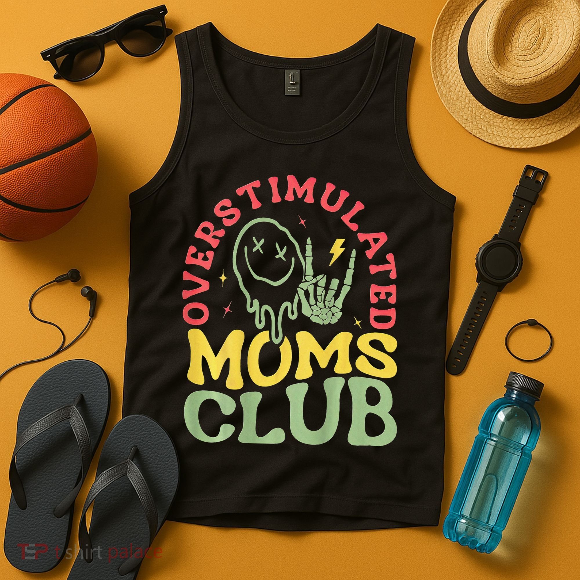 Overstimulated Moms Club Mother Day Tank Top