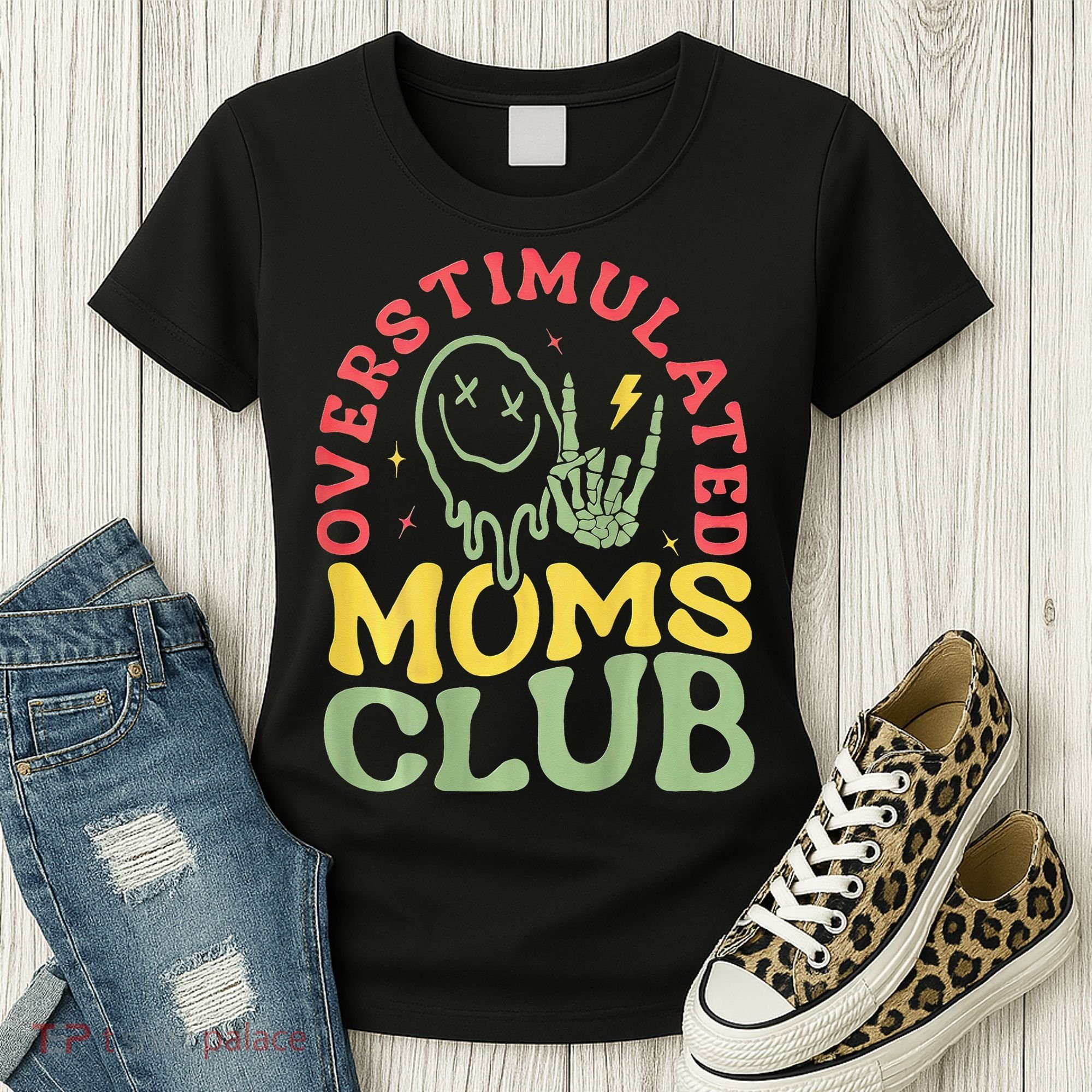 Overstimulated Moms Club Mother Day Women's T-Shirt