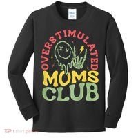 Overstimulated Moms Club Mother Day Kids Long Sleeve Shirt thumb 0