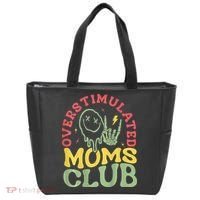 Overstimulated Moms Club Mother Day Tote Bag thumb 0