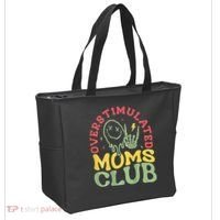 Overstimulated Moms Club Mother Day Tote Bag thumb 2