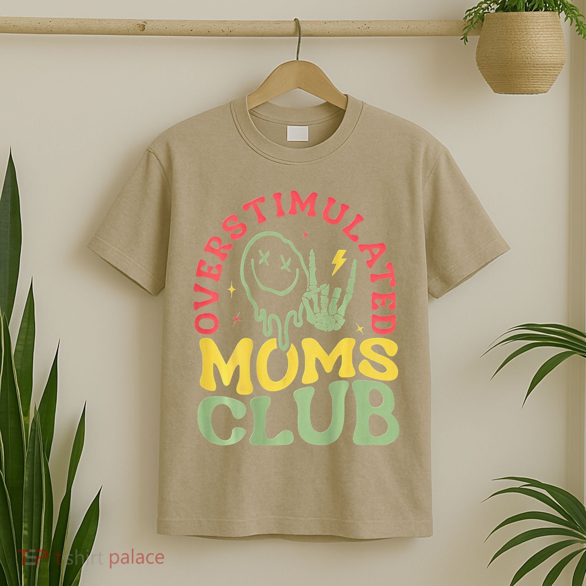 Overstimulated Moms Club Mother Day T-Shirt