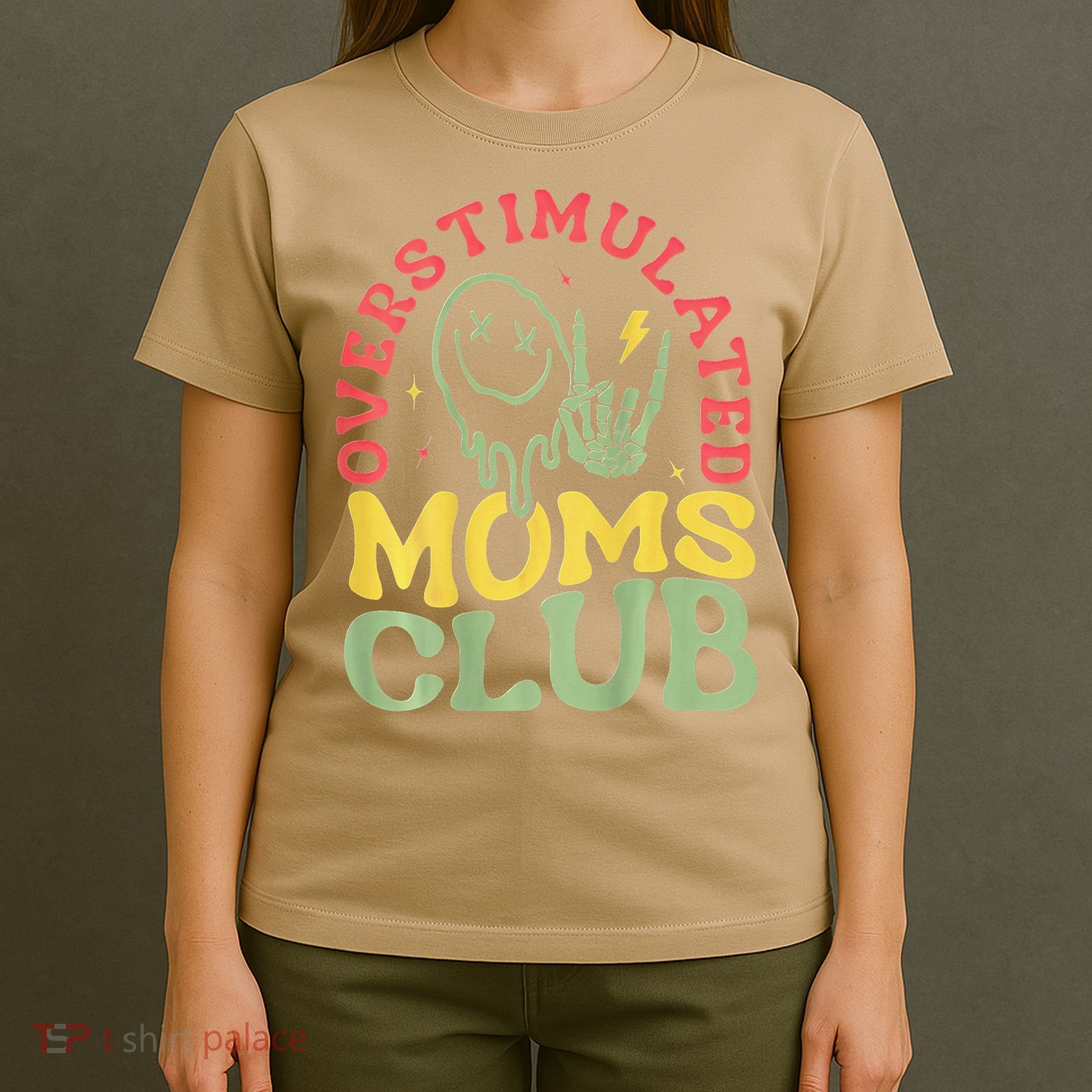 Overstimulated Moms Club Mother Day T-Shirt