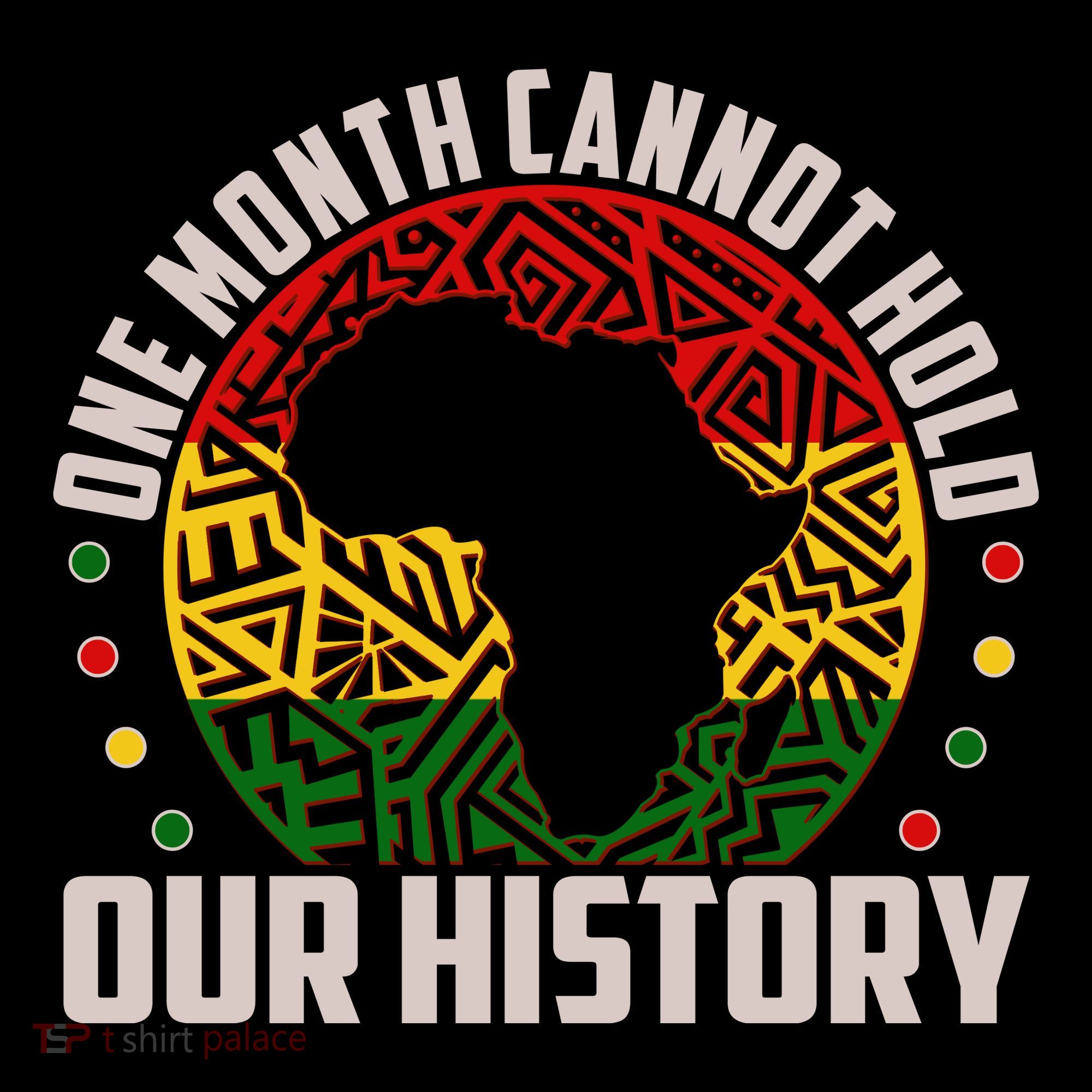 One Month Cannot Hold Our History Black History Month Doggie Tank