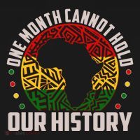 One Month Cannot Hold Our History Black History Month USA-Made Doggie Bandana thumb 2
