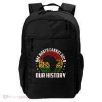 One Month Cannot Hold Our History Black History Month Backpack thumb 0
