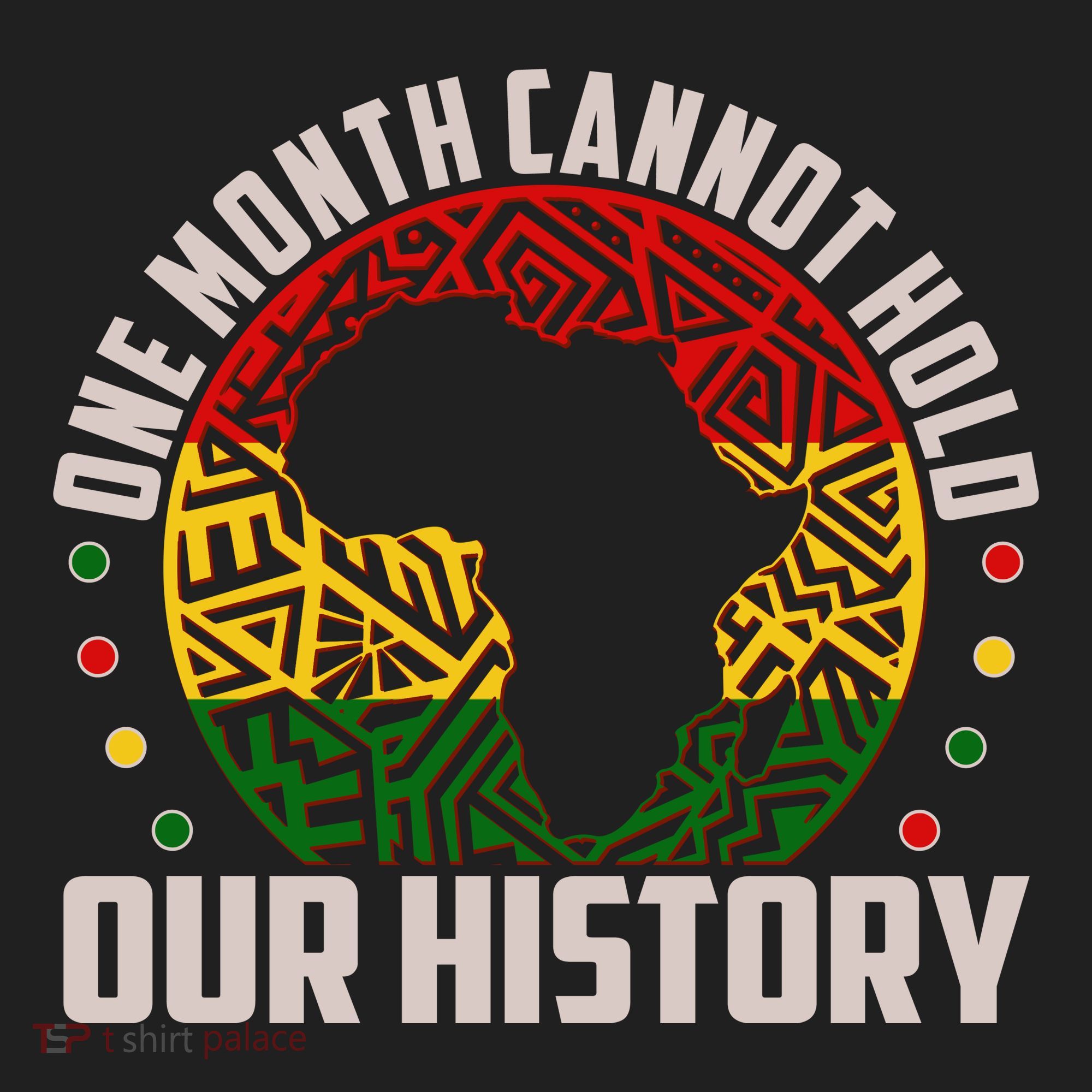 One Month Cannot Hold Our History Black History Month Golf Towel
