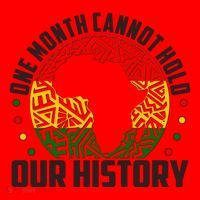 One Month Cannot Hold Our History Black History Month Santa Hat thumb 1