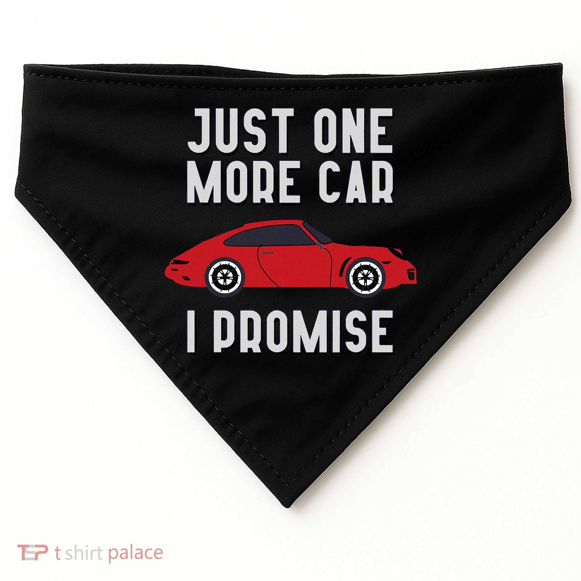 One More Car Part I Promise For Car Enthusiast USA-Made Doggie Bandana