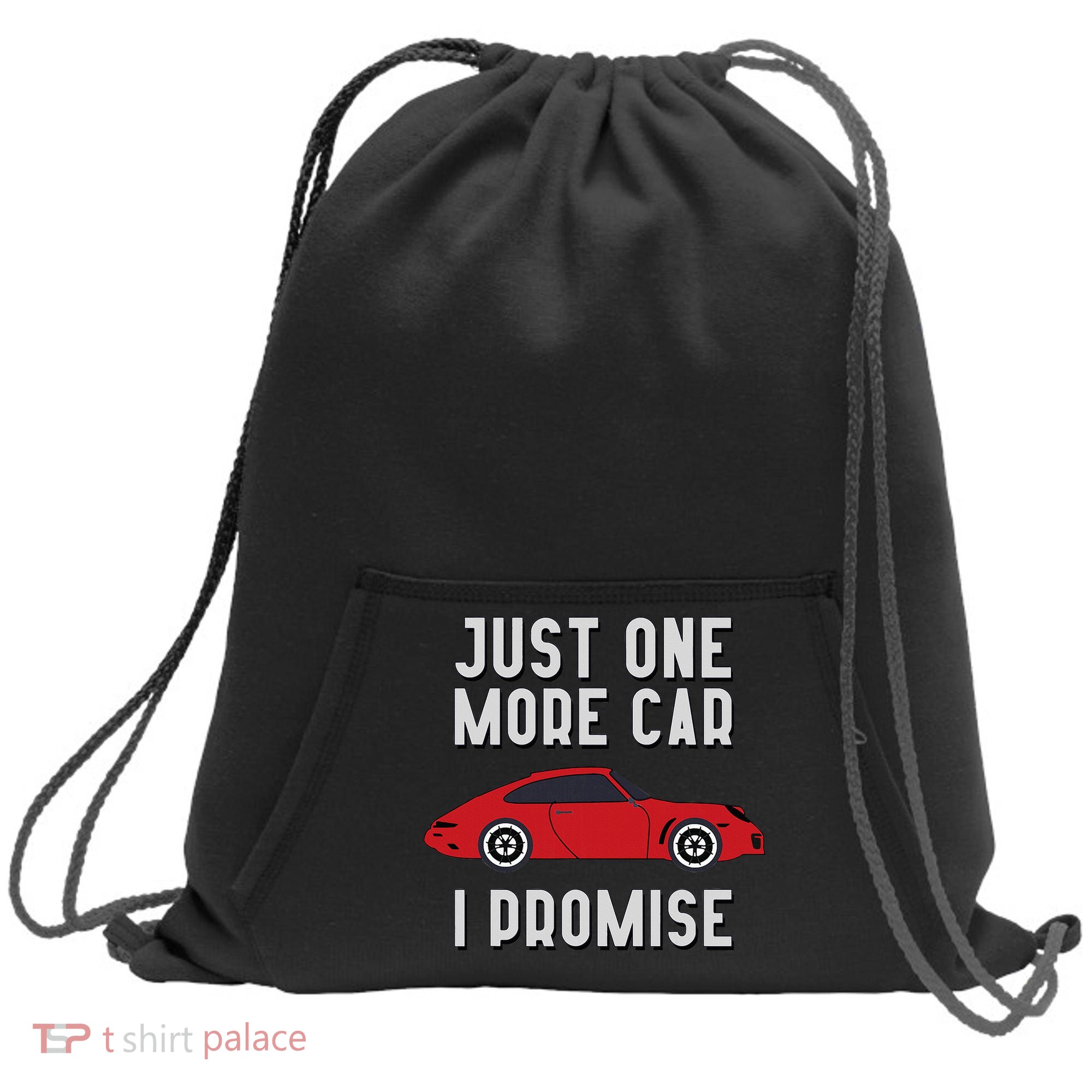 One More Car Part I Promise For Car Enthusiast Sweatshirt Cinch Pack Bag