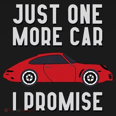 One More Car Part I Promise For Car Enthusiast Sweatshirt Cinch Pack Bag