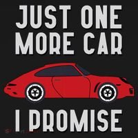 One More Car Part I Promise For Car Enthusiast Sweatshirt Cinch Pack Bag thumb 2