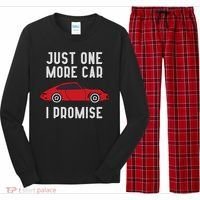 One More Car Part I Promise For Car Enthusiast Long Sleeve Pajama Set thumb 0