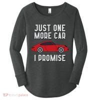 One More Car Part I Promise For Car Enthusiast Women's Perfect Tri Tunic Long Sleeve Shirt thumb 0